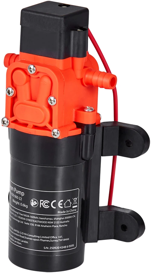 VEVOR Vandens slėgio siurblys, 12V, 80 PSI, 4,5 l/min