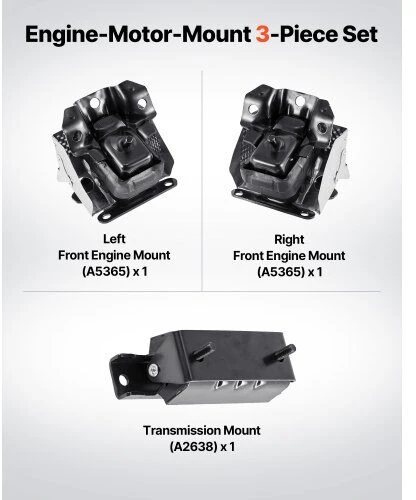 VEVOR Variklio ir transmisijos tvirtinimo rinkinys Chevrolet Silverado