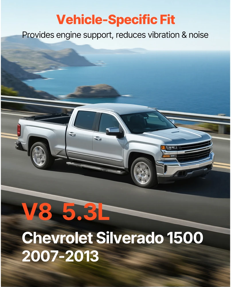 VEVOR Variklio tvirtinimo rinkinio keitimas Chevrolet Silverado