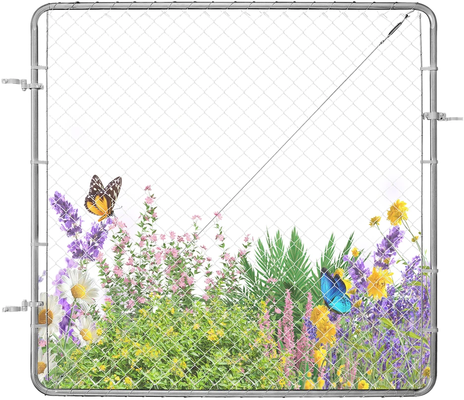 VEVOR Tvoros vartai sodo tinklui 92 x 122 cm