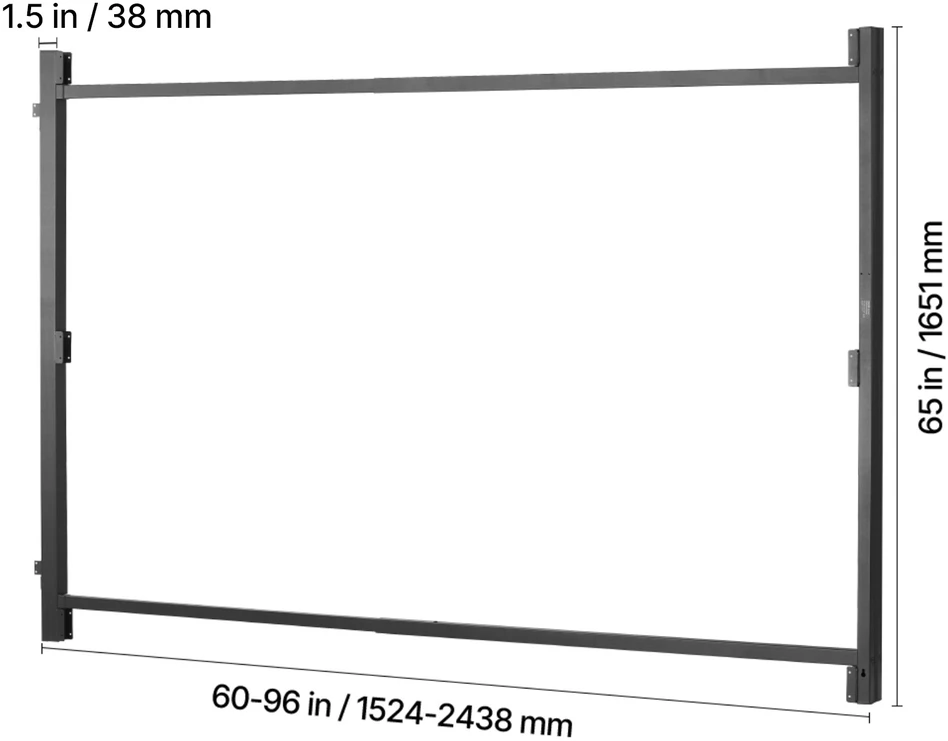 VEVOR Vartų statybos komplektas 152–244 cm pločio