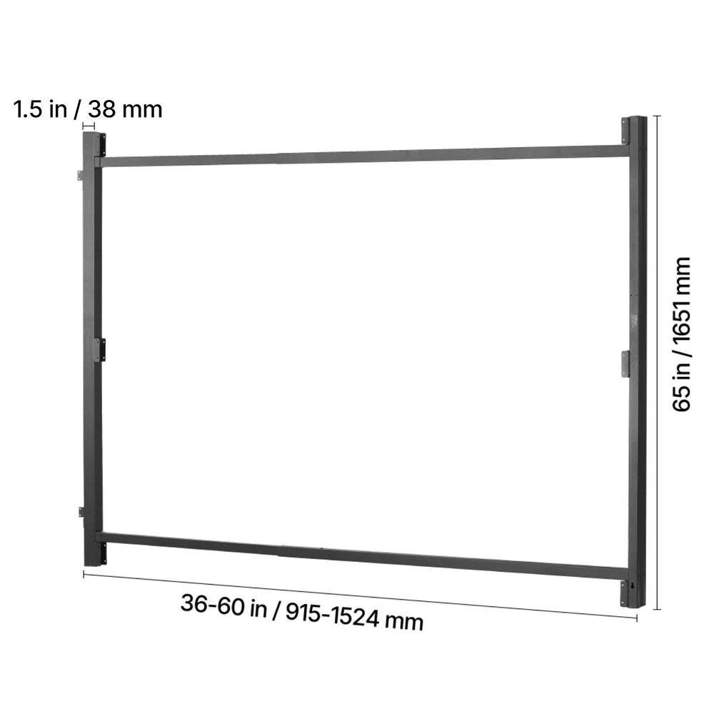 VEVOR Vartų rinkinys 91-152 cm pločio angoms