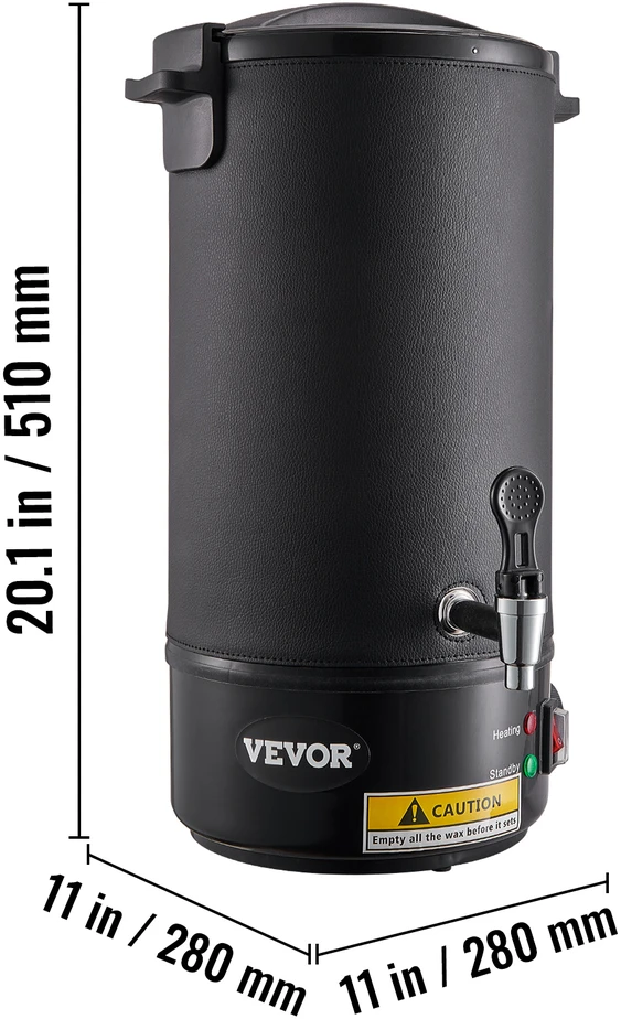 VEVOR 10 litrų vaško lydymo puodas žvakėms