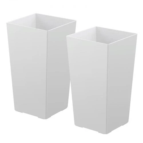 VEVOR Aukšti vazonai rinkinys 2 vnt, 550 mm, balti