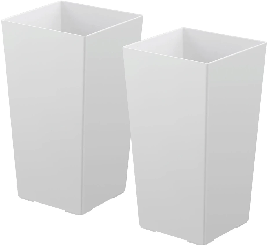 VEVOR Aukšti vazonai rinkinys 2 vnt, 550 mm, balti