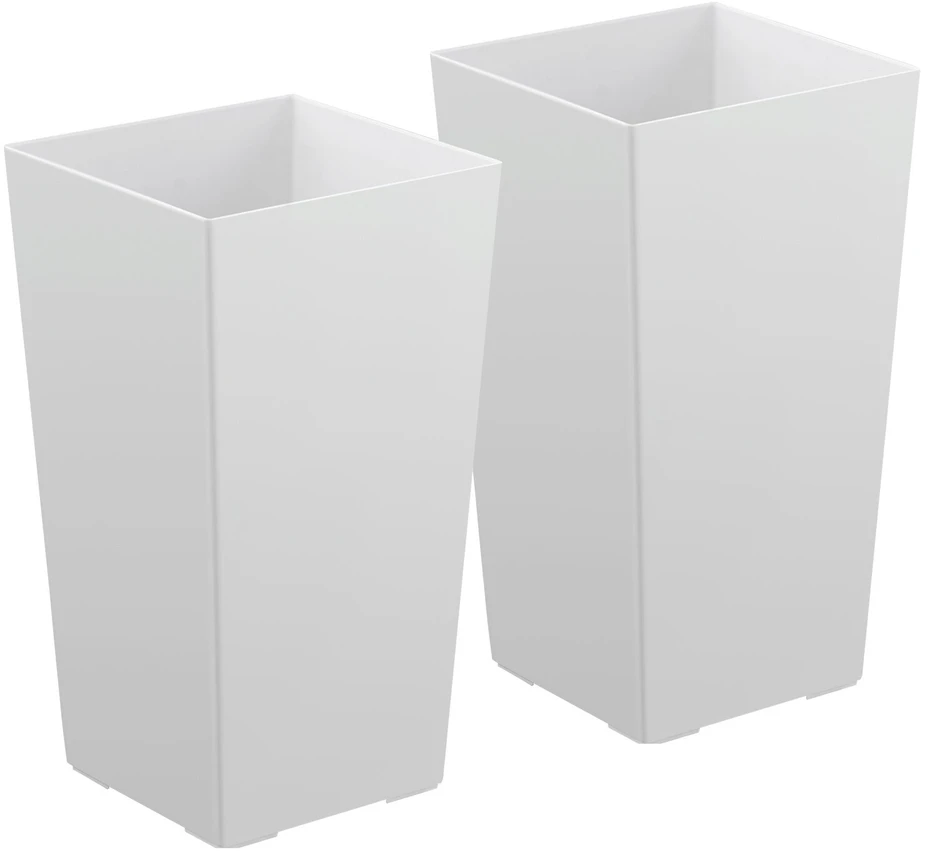 VEVOR Aukšti vazonai rinkinys 2 vnt, 550 mm, balti