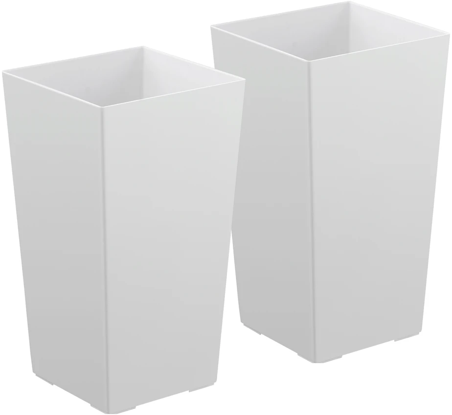 VEVOR Aukšti vazonai rinkinys 2 vnt, 550 mm, balti