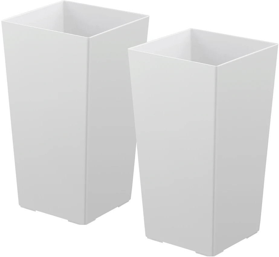 VEVOR Aukšti vazonai rinkinys 2 vnt, 550 mm, balti