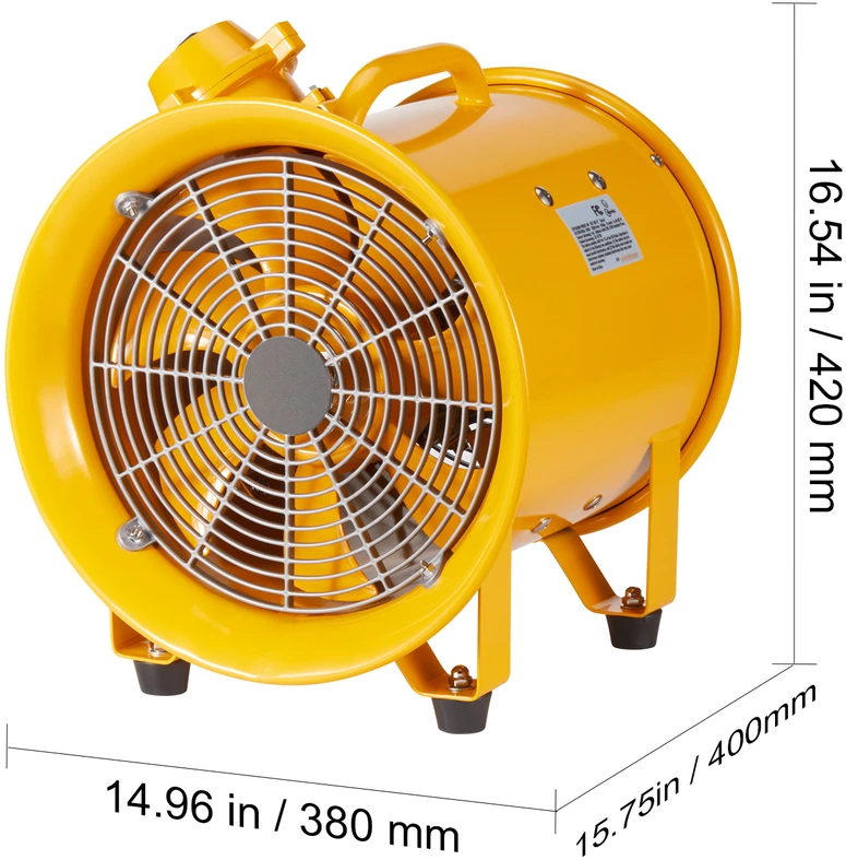 VEVOR 76 cm ekstraktoriaus ventiliatorius su 3 m laidu