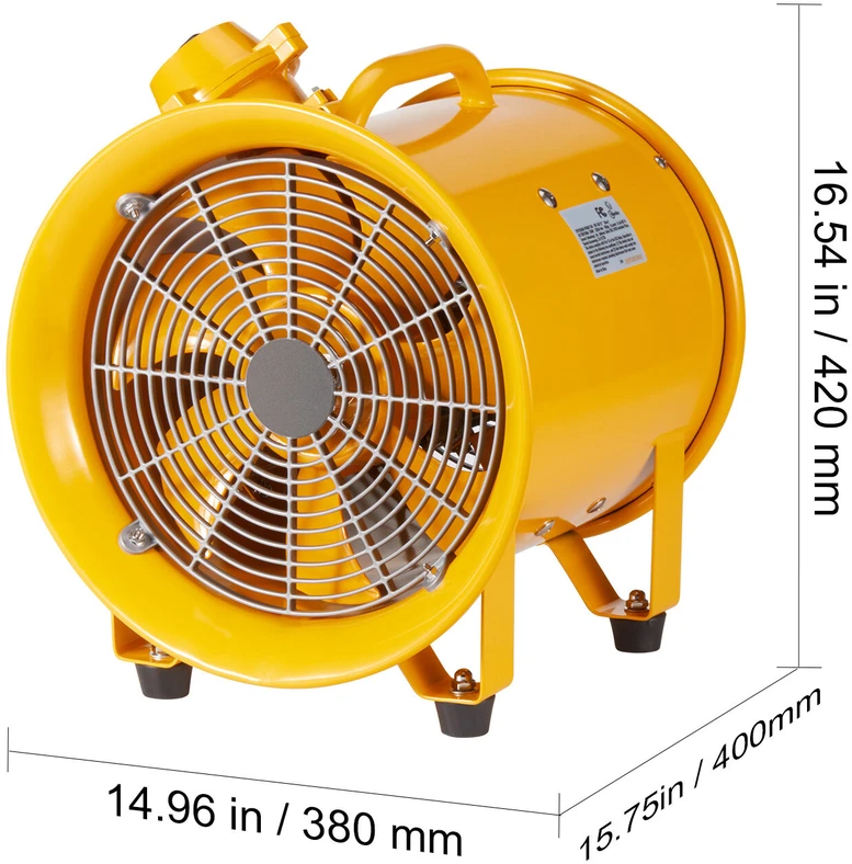 VEVOR 76 cm ekstraktoriaus ventiliatorius su 3 m laidu