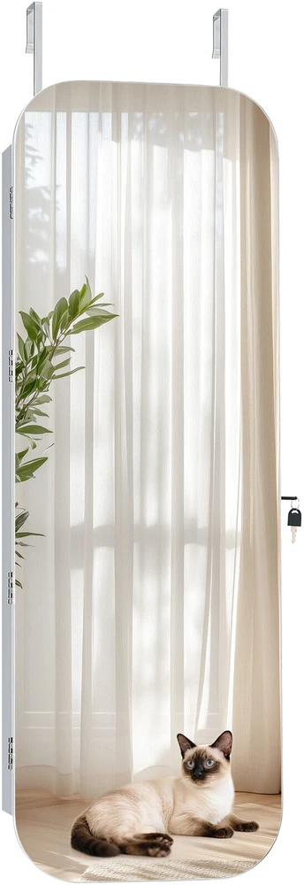 VEVOR Papuošalų spintelė su veidrodžiu, 1080 mm