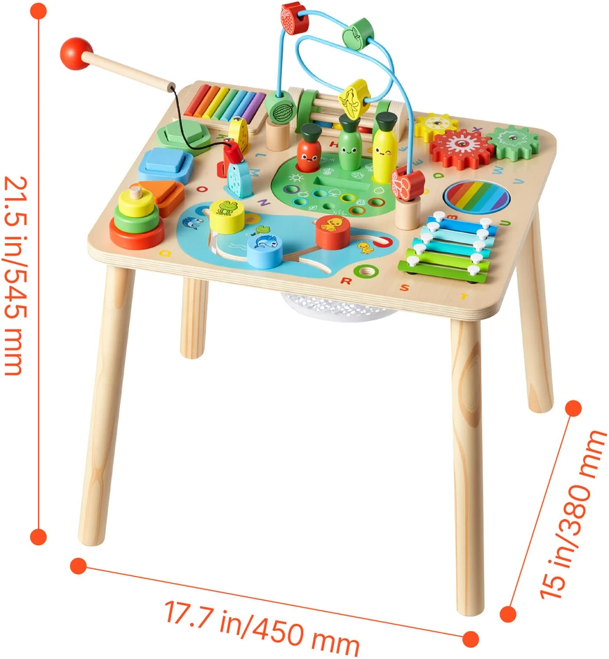 VEVOR Montessori veiklų stalas vaikams 1–3 m.