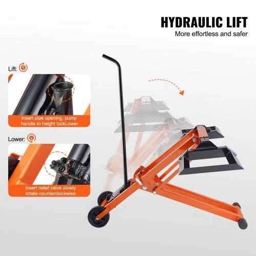 VEVOR 225 kg vejapjovės keltuvas su hidrauliniu domkratu
