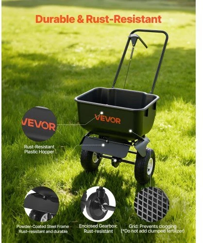 VEVOR Sodo sklaidos vežimėlis, 36.3kg talpa