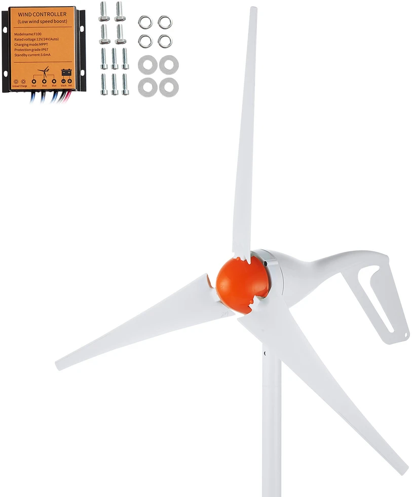 VEVOR 500 W vėjo turbinos generatorius 12 V su MPPT valdikliu