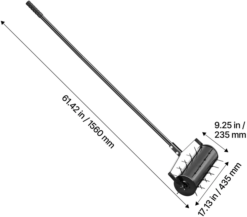 VEVOR Vejos aeratorius su voleliu 45 cm