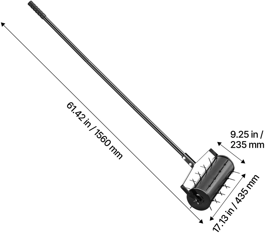 VEVOR Vejos aeratorius su voleliu 45 cm