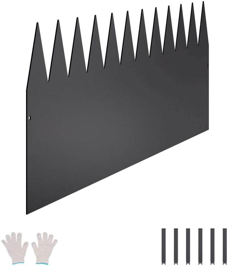 VEVOR Plieninės vejos borteliai 1016 x 304 mm, 4 vnt.