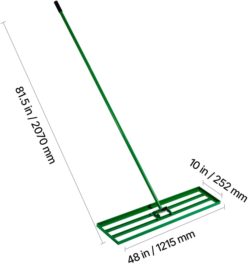 VEVOR Vejos lyginimo grėblys 121,9 x 25,4 cm