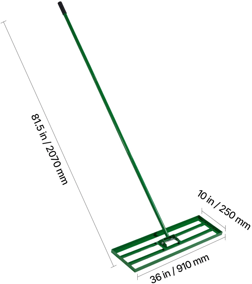 VEVOR Vejos lyginimo grėblys 91,4 x 25,4 cm