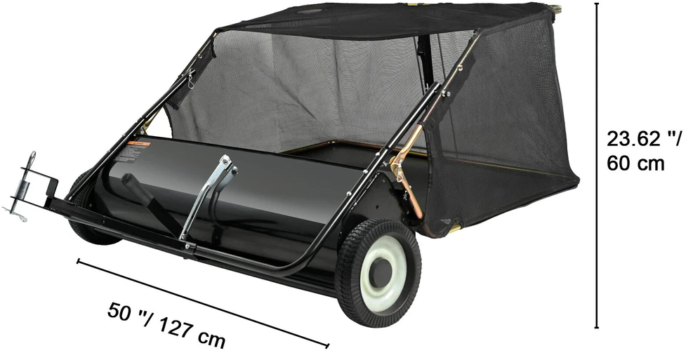 VEVOR Vilktis už vejos šluotuvas 127 cm