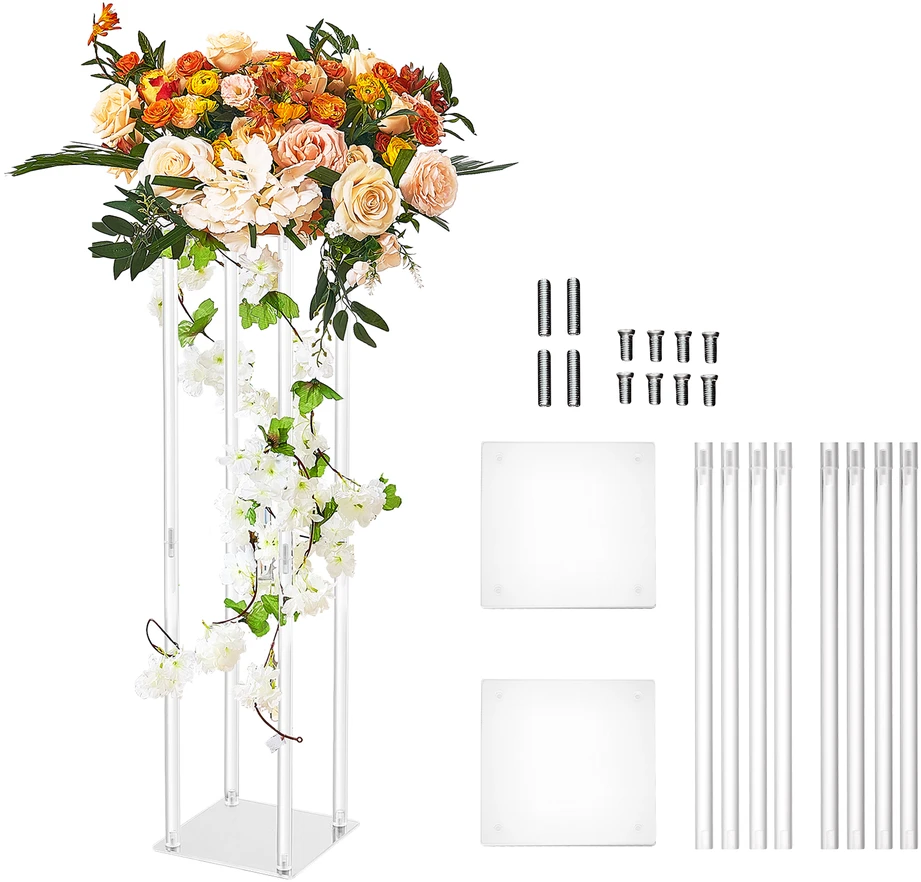 VEVOR 2 dalių vestuvinė gėlių stovas 80 cm aukščio