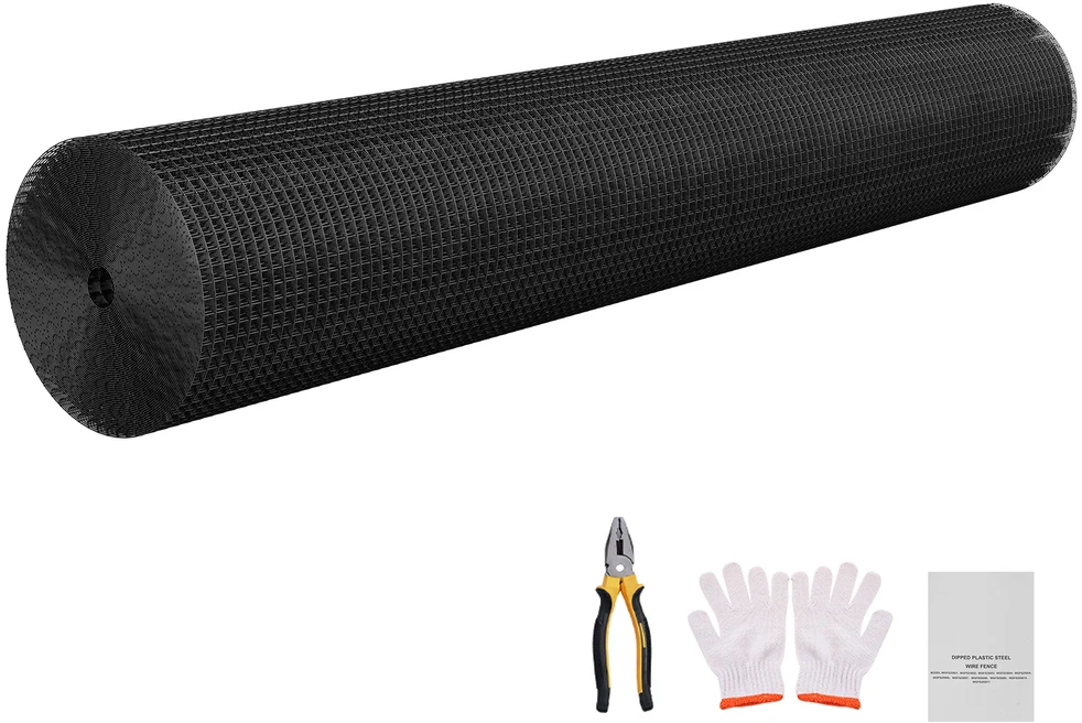 VEVOR Cinkuotas tinklas paukščiams 152cm x 30.4m