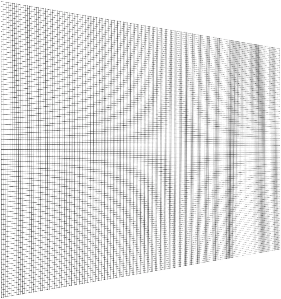 VEVOR Cinkuotas tinklas paukščiams 152cm x 30.4m
