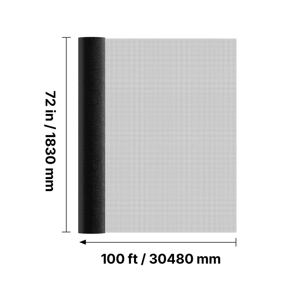 VEVOR Metalinė viela 183cm x 30.4m, 1.27cm tinklelis