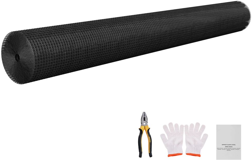VEVOR Metalinė viela 183cm x 30.4m, 1.27cm tinklelis