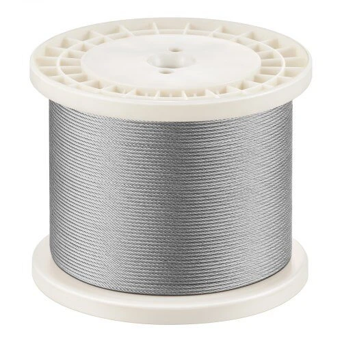 VEVOR Nerūdijančio plieno trosas 1/8" 1000 pėdų