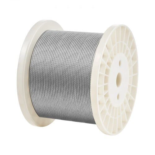 VEVOR Nerūdijančio plieno trosas 1/8" 1000 pėdų