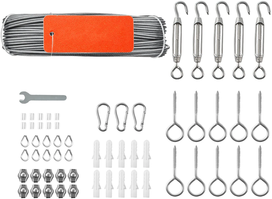 VEVOR 2 mm nerūdijančio plieno viela
