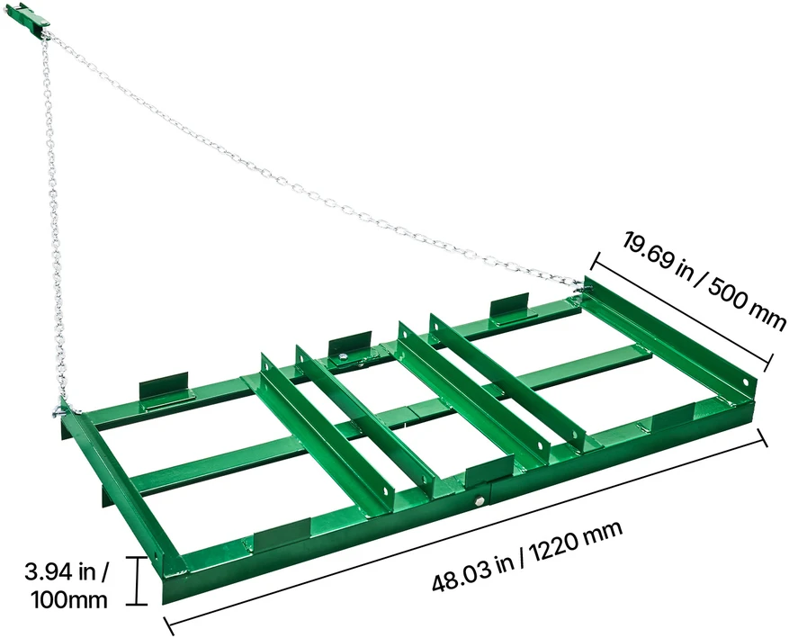 VEVOR 4 ft tempimo arklas su važiuokle