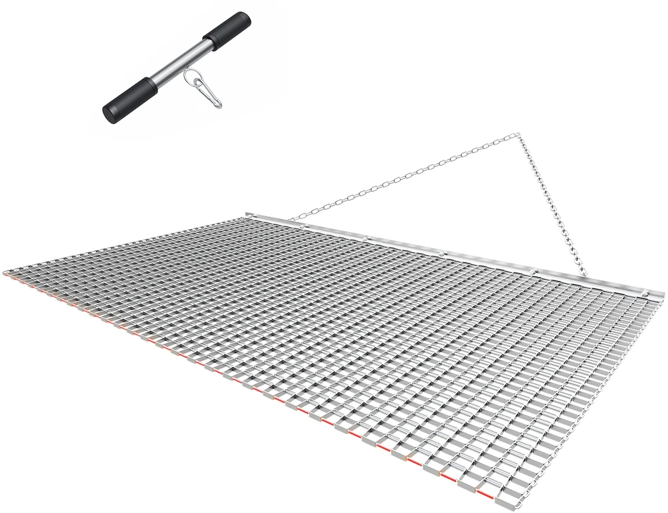 VEVOR Vilkimo akėčios, 1.5x0.9 m, grandininės užkabinimo akėčios