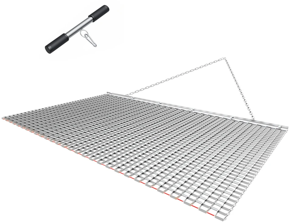 VEVOR Vilkimo akėčios, 1.5x0.9 m, grandininės užkabinimo akėčios