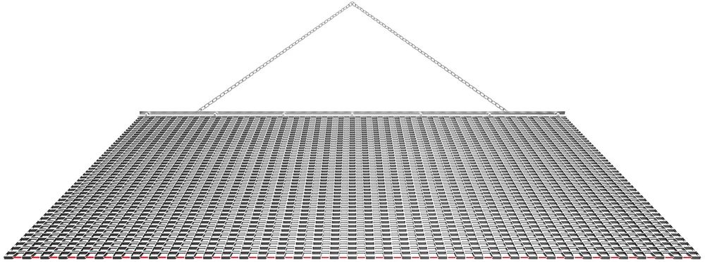 VEVOR Grandiklis laukai, 2 x 1.2 m, grandininis grėblys