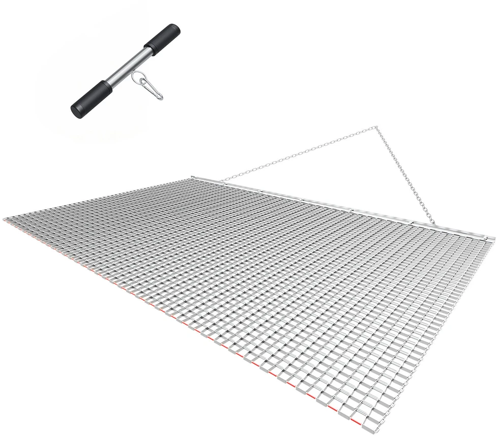VEVOR Grandiklis laukai, 2 x 1.2 m, grandininis grėblys