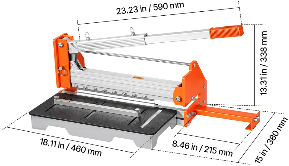 VEVOR Vinilo grindų pjaustyklė, 16mm laminatas