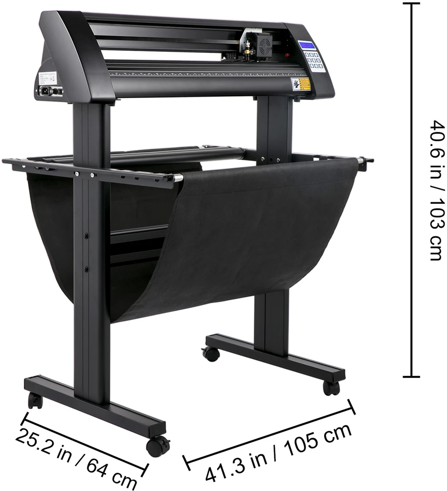 VEVOR Vinilo pjaustyklė su LED ekranu ir stovu