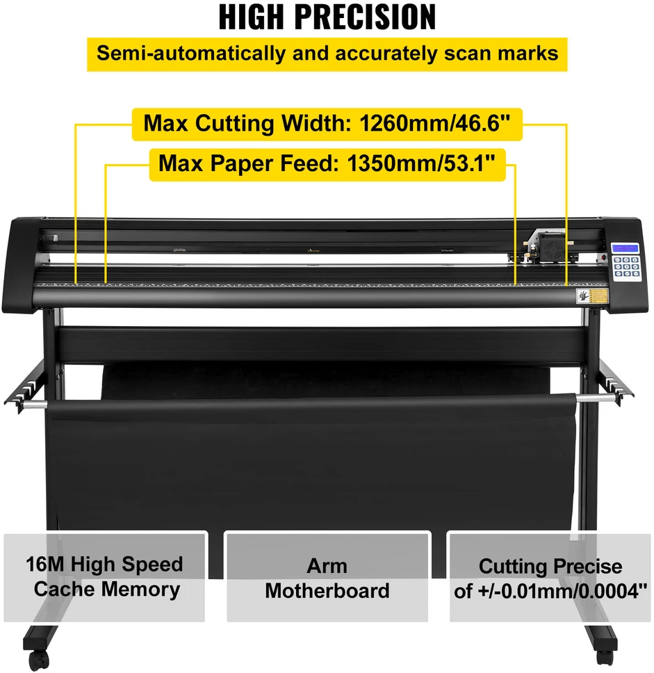VEVOR Vinilo pjaustytuvas su LED ekranu 1350 mm