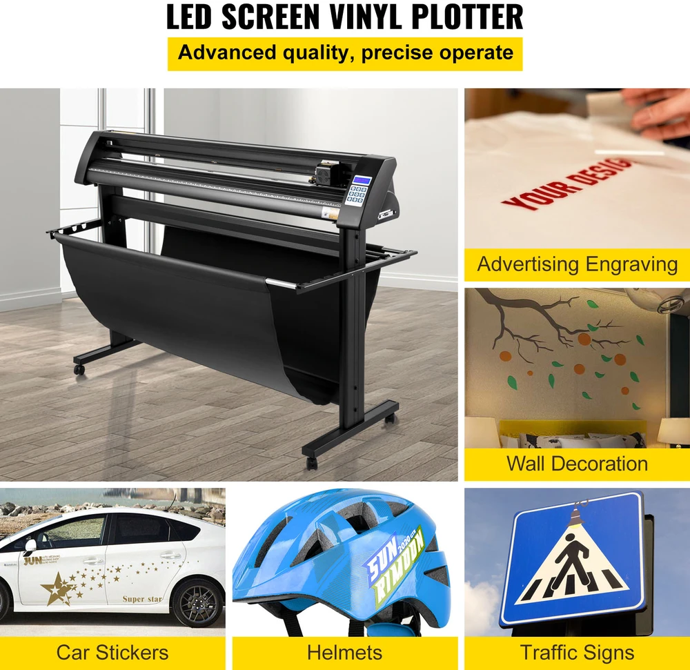 VEVOR Vinilo pjaustytuvas su LED ekranu 1350 mm