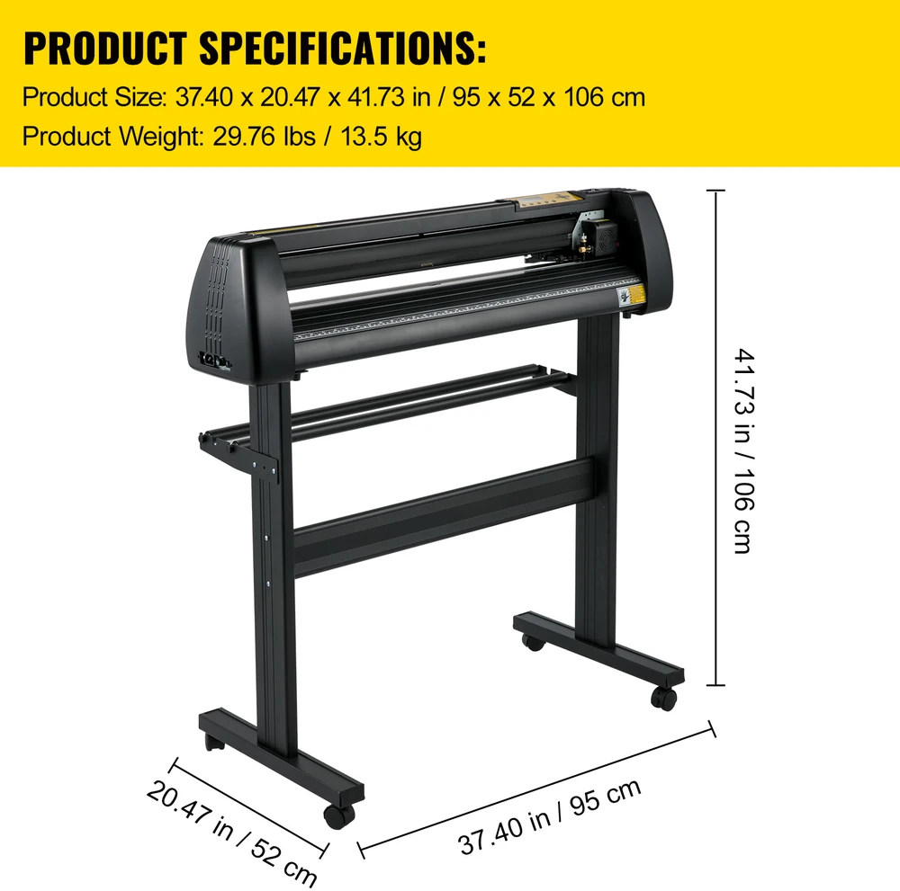 VEVOR Vinilo ploteris 72 cm su stovu