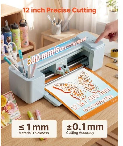 VEVOR Vinilo pjaustyklė, 305 mm, su kuriais galima kurti dekoracijas