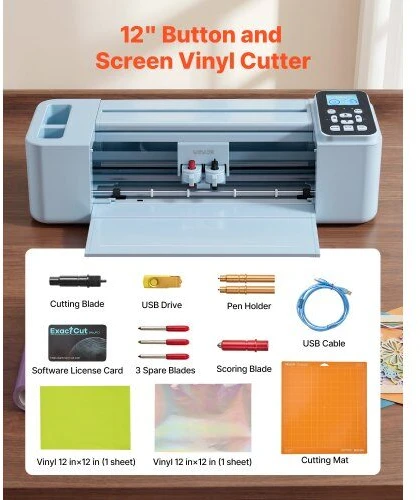 VEVOR Vinilo ploteris, 30,5 cm, su ekranu