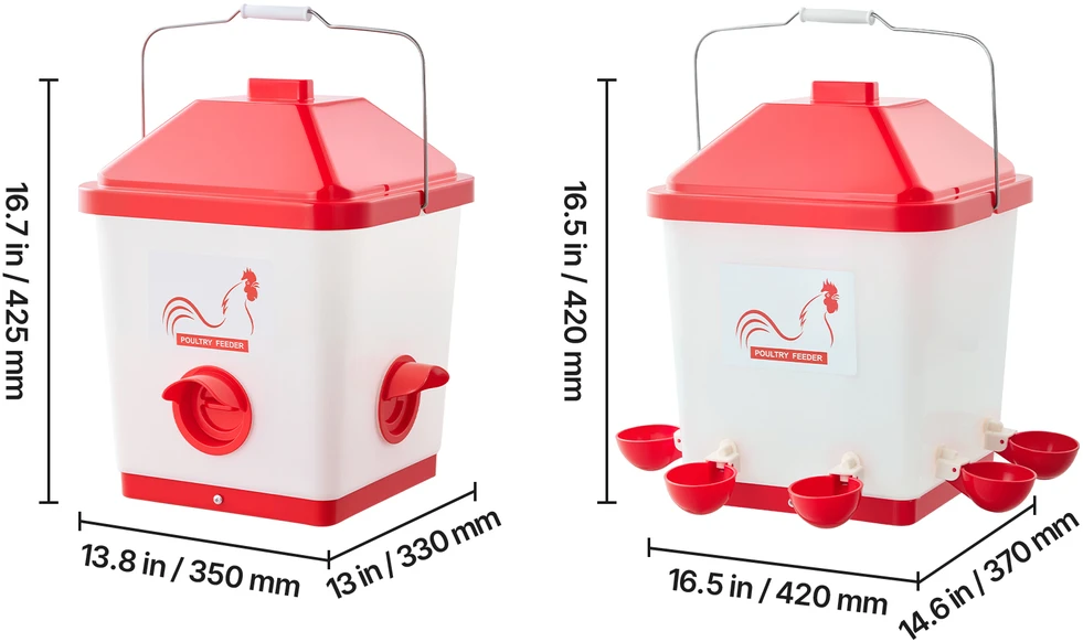 VEVOR Automatinis vištų šėrimo ir girdymo komplektas