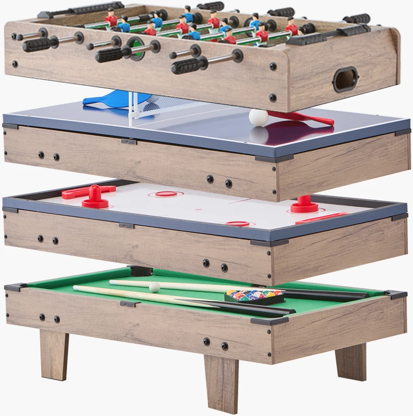 VEVOR 82 cm žaidimų stalas 4-in-1 vaikams