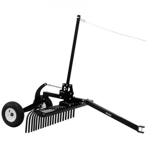 VEVOR 122 cm žemės paviršiaus grėblys vilkimui už traktoriaus
