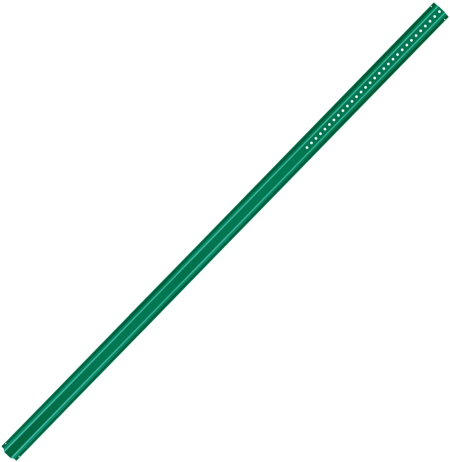 VEVOR Ketaus ženklų stulpas su U kanalu, 244 cm, žalias