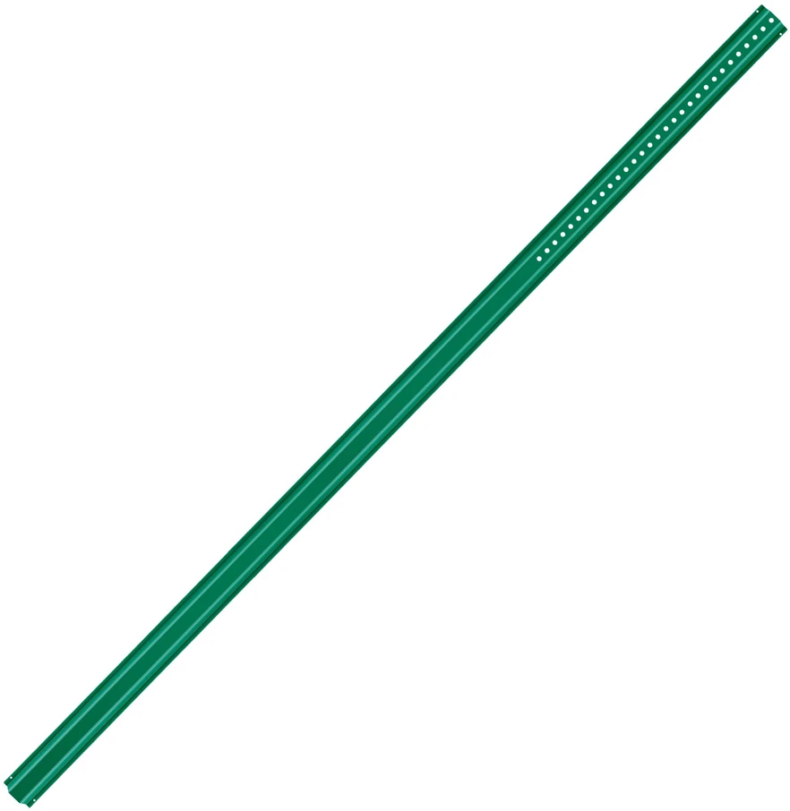 VEVOR Ketaus ženklų stulpas su U kanalu, 244 cm, žalias